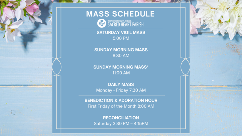 Holy Mass 11:00AM, 03 December 2023