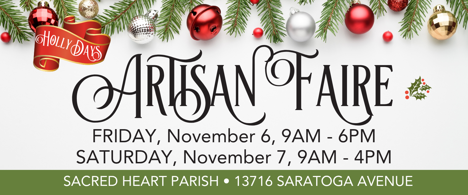 2026 Artisan Faire Banner (Facebook Cover)